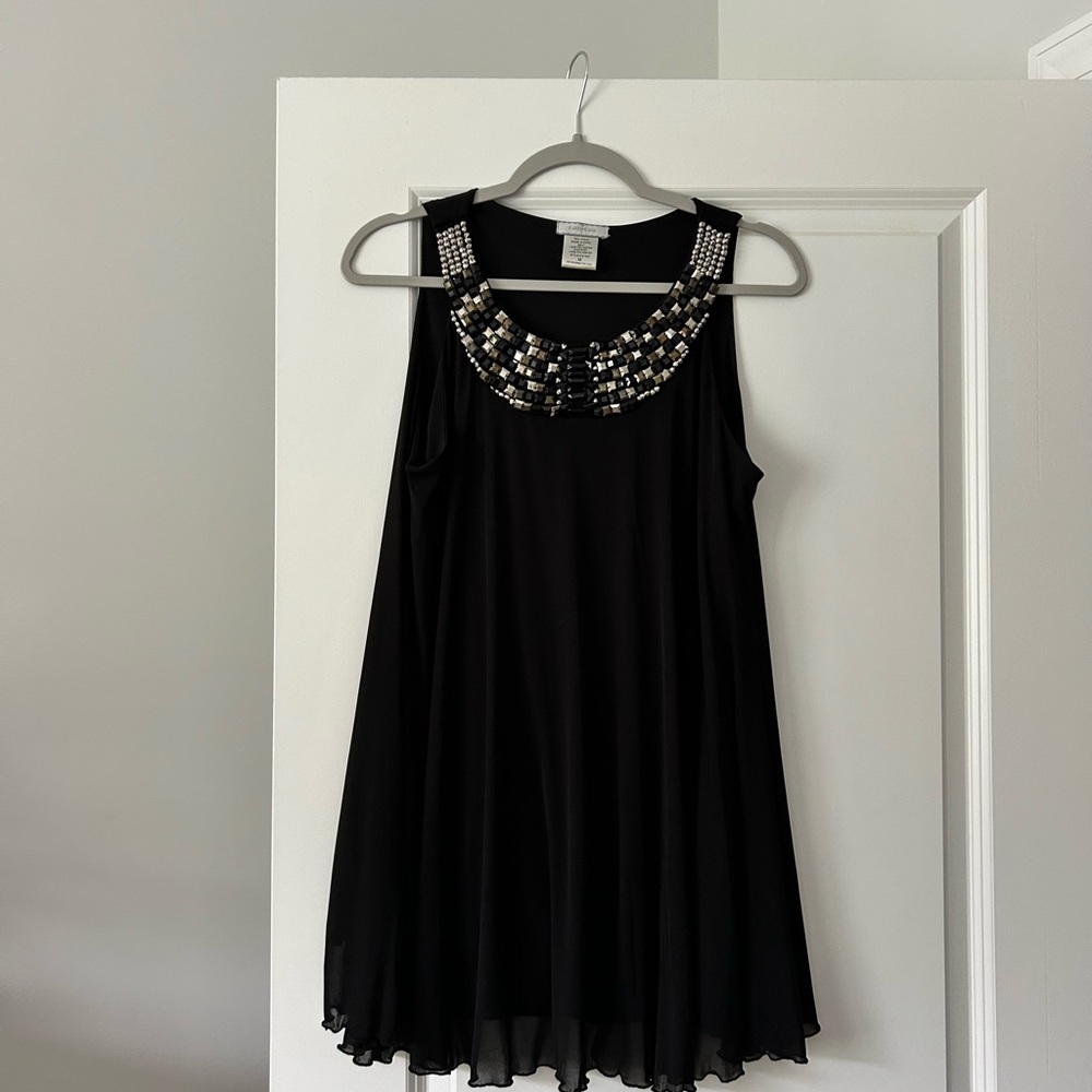 Elegant Black Sleeveless Dress